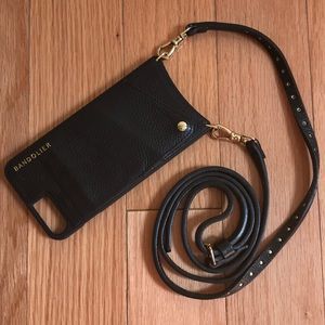 Sarah Pebble Leather Crossbody Bandolier